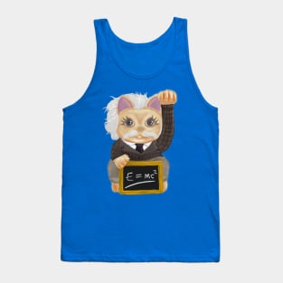 Maneki Neko Good Luck Einstein Outfit Gift 2020 Tank Top